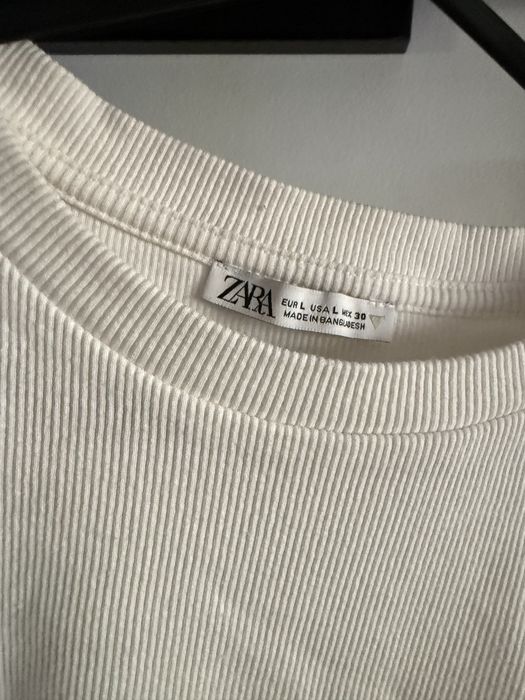Блузка от Зара бял цвят