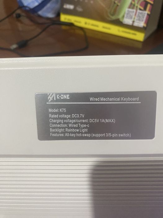 Игровая клавиатура k-one k75