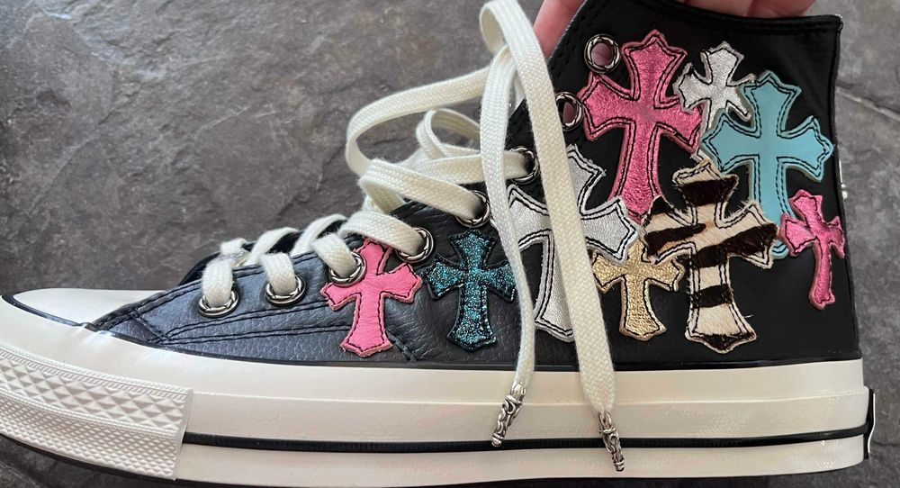 Chrome Hearts x Converse Chuck 70 обувки. размер 42
