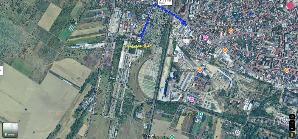 Teren intravilan 6.000 mp, zona Valcele - strada Milcov 42 - la 350 m de Big Market si 750 m de Penny