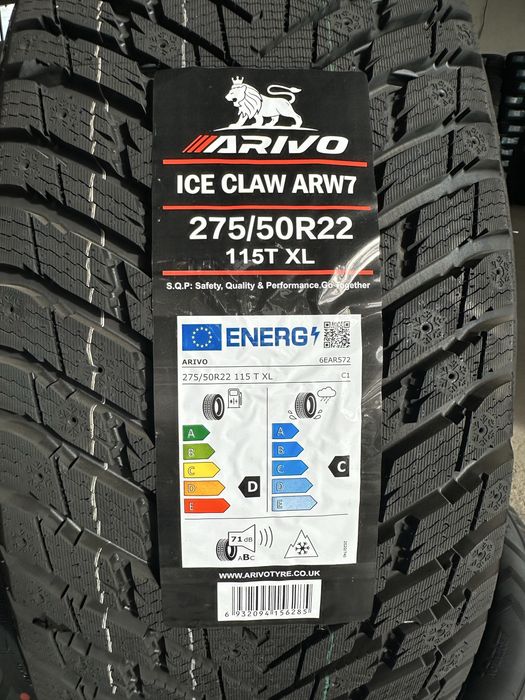 Нови зимни гуми ARIVO ICE CLAW ARW7 275/50R22 115T XL БОРД 2755022