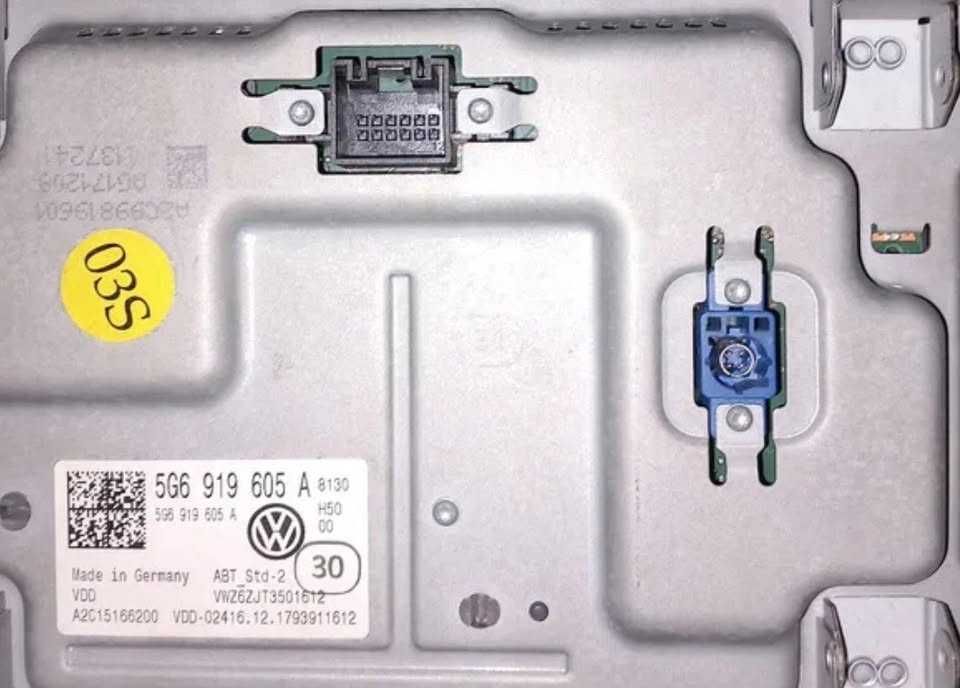 Display Navigație Glass Design 8" VW Golf 7, Passat B8, Tiguan - 5G6919605A