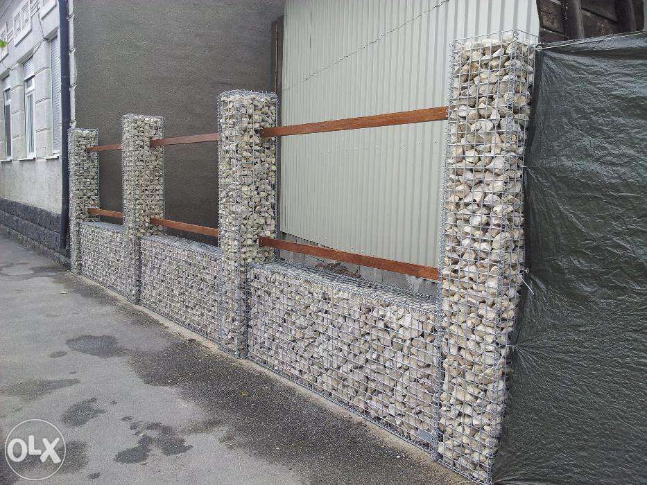 Gard din gabion , gabioane