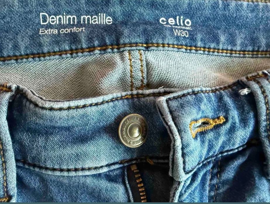 Мъжки дънкови панталонки Celio