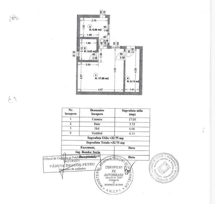 2 camere - centrala termica - et 3 + mansarda - Vasile Lucaciu