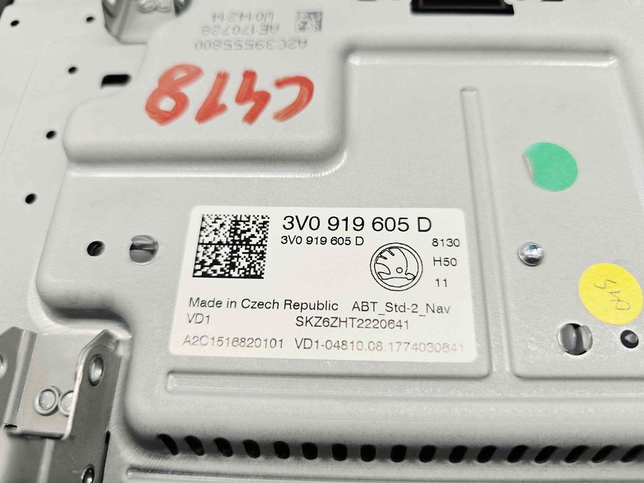 Unitate navigatie Skoda Superb III (3V3) [Fabr 2015-prezent] 3V091960