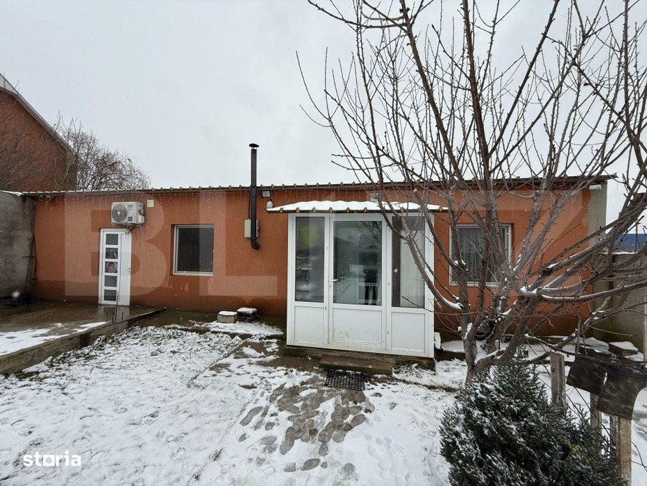 Casa parter 100 mp utili, teren 880 mp, toate utilitatile, Carcea