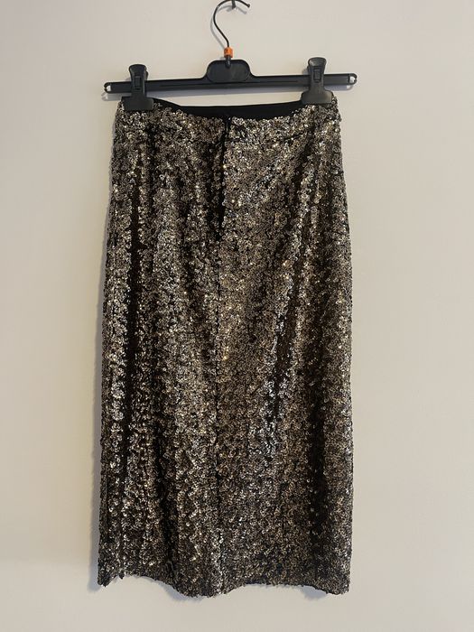 Set Mango bluza fusta paiete XS