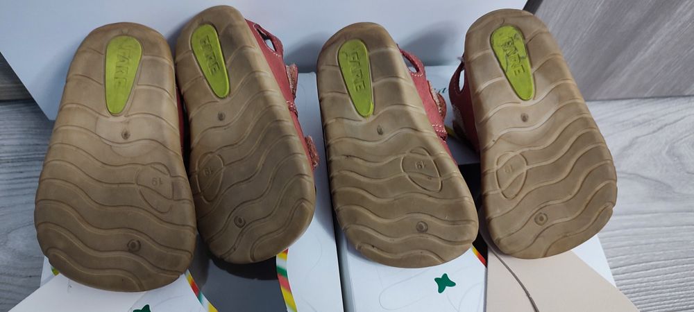 Два чифта детски боси сандали Fare номер 19