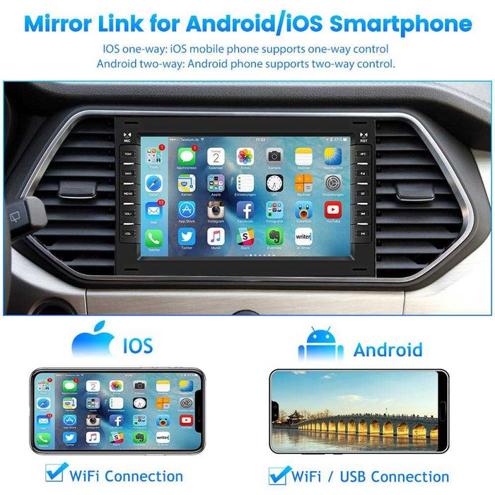 Мултимедия за VW BORA POLO SHARAN JETTA Golf PASSAT навигация Android