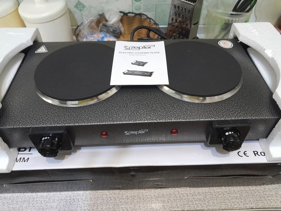 Электрическая двух комфортная плита