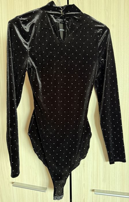 Кадифено боди Primark с камъчета – XS