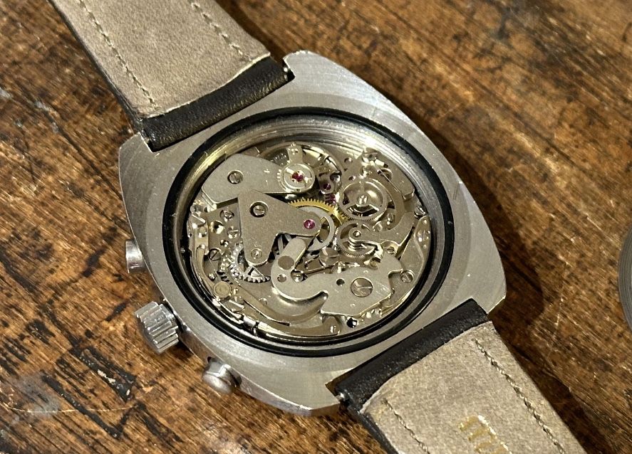 Diver Valjoux 7734 mecanic 40mm ceas vintage