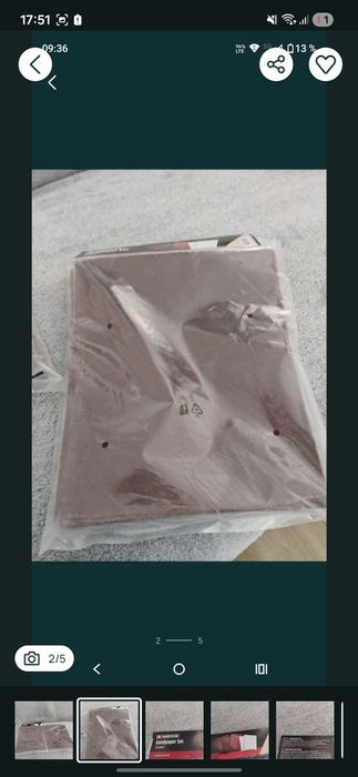 Set hârtie abrazivă (60 bucăți). Noi!