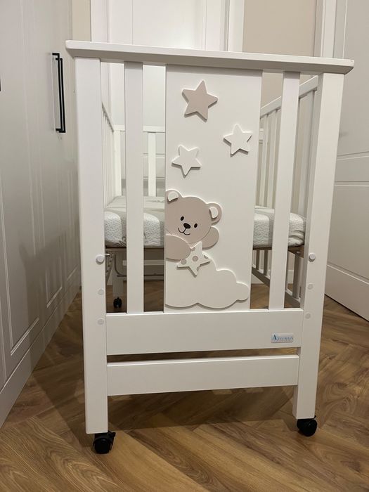 Patut co-sleeper bebe cu saltea inclusa
