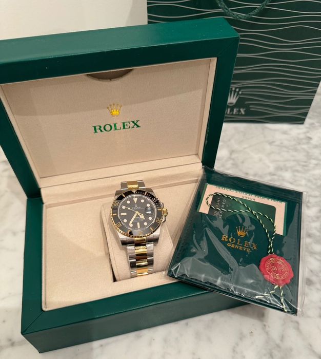 Ceas Rolex Automatic Submariner Date 41 mm Oystersteel gold nou