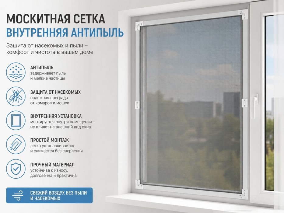 Москитные сетки и плисе
