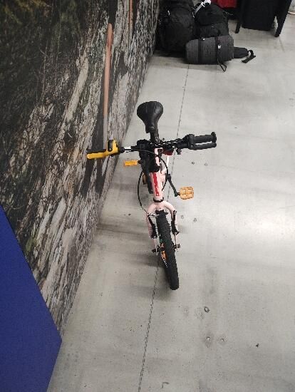 Bicicletă 2 în 1 Discover 500 14" roz - produs resigilat Decathlon