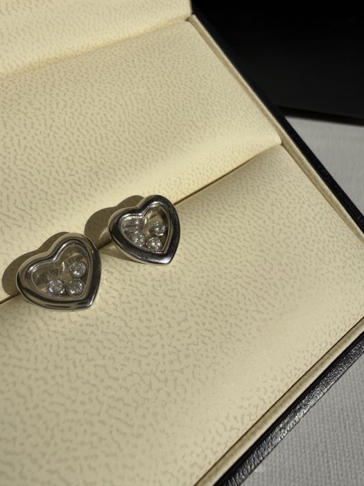 Обеци нови Chopard happy diamonds