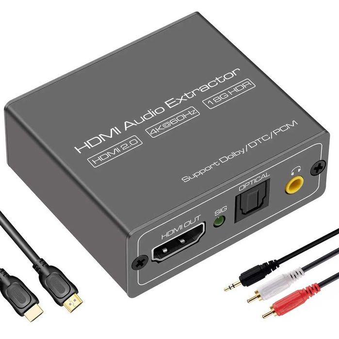 Extractor audio HDMI negru