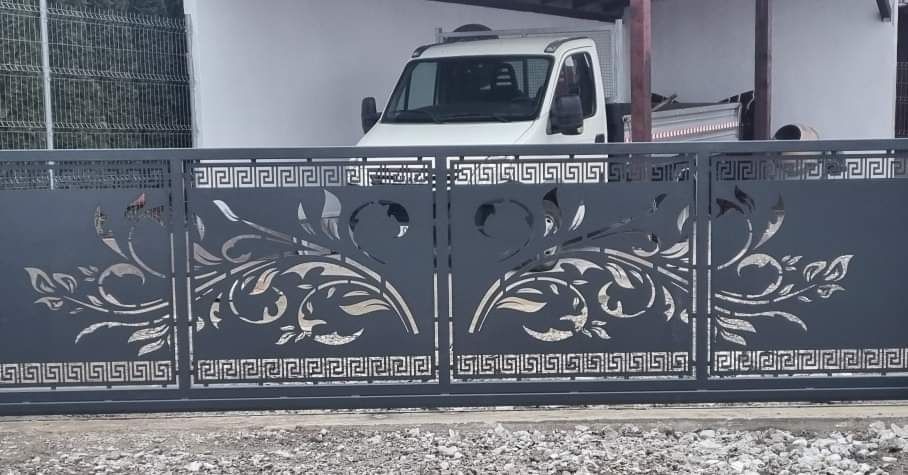 Gard din fier forjat sau panauri gard din tabla sau jaluzea