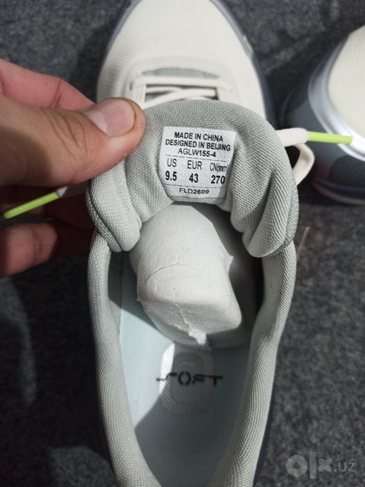 Yangi Li-Ning Soft Plus 3 krossovkasi sotiladi (Original, 43 razmer)
