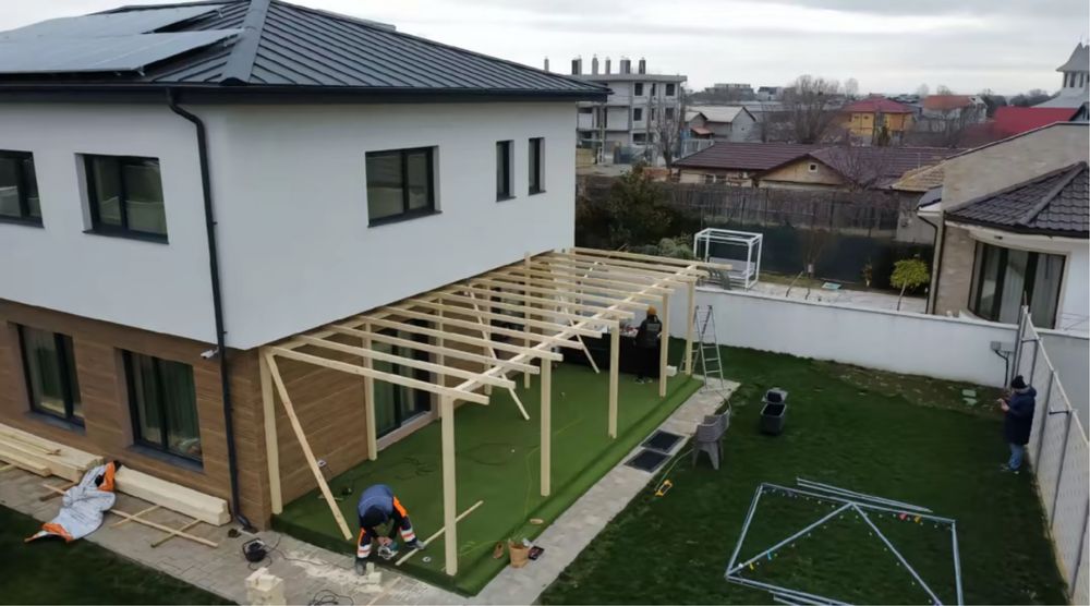 Foisoare si terase moderne din lemn tratat