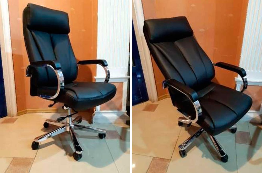 Руководительское кресло Just черный (доставка бесплатная, гарантия)