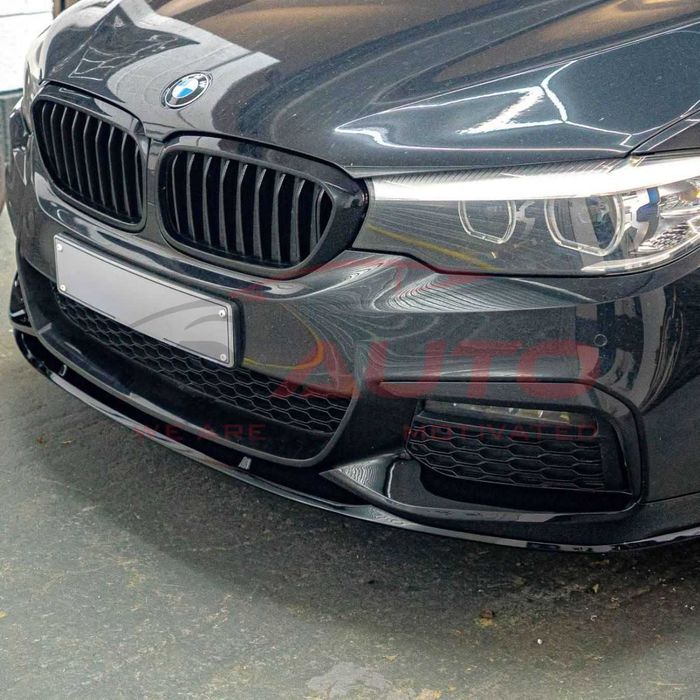 Преден лип спойлер за BMW G30 M Tech (2017–2020) – Черен гланц