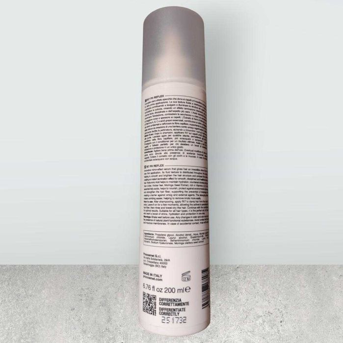 Серум за коса с ефект на ламиниране и огледален блясък "NAPURA"