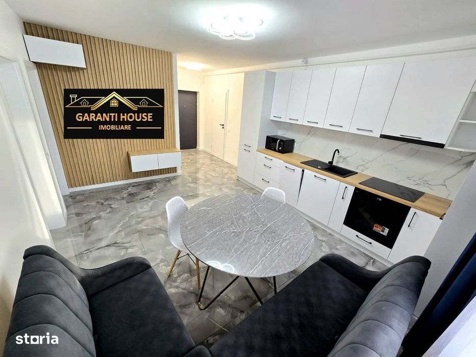 Bloc nou, apartament cu 3 camere, mobilat si utilat, 450€/Luna