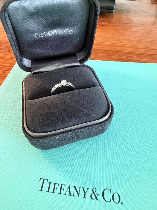 Inel de logodna cu diamant Tiffany & Co. - Full set
