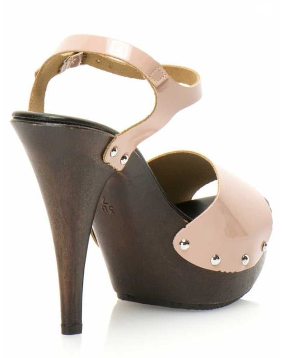 %ПРОМО% № 36 – Дамски сандали ест кожа ток/платформа 13/4см