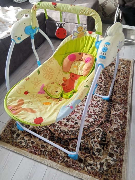 Детский шезлонг  музыкальный