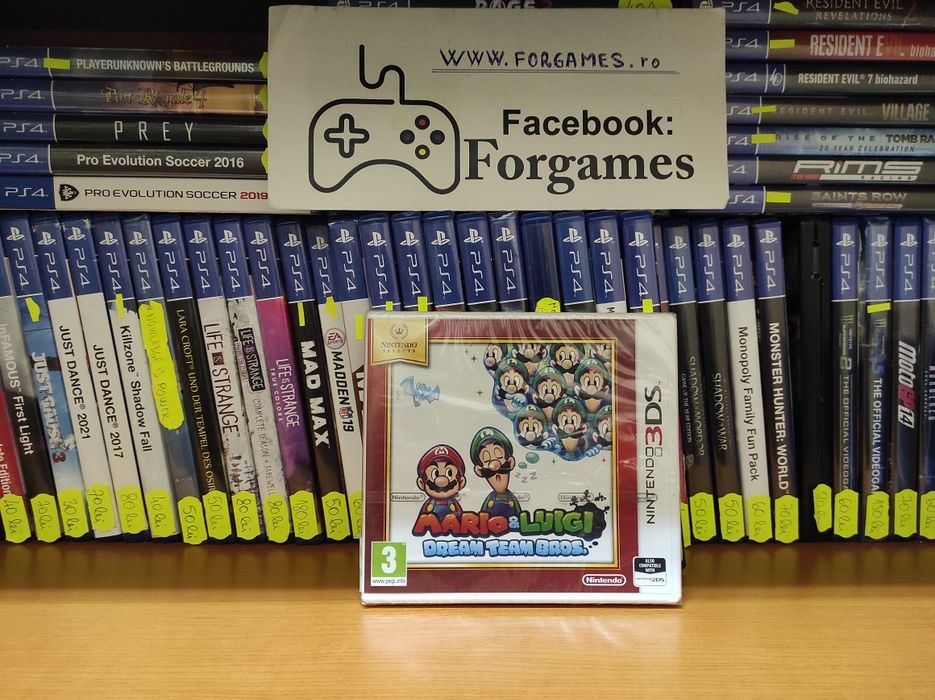 Mario & Luigi Dream Team Bros. Nintendo 3DS Forgames.ro