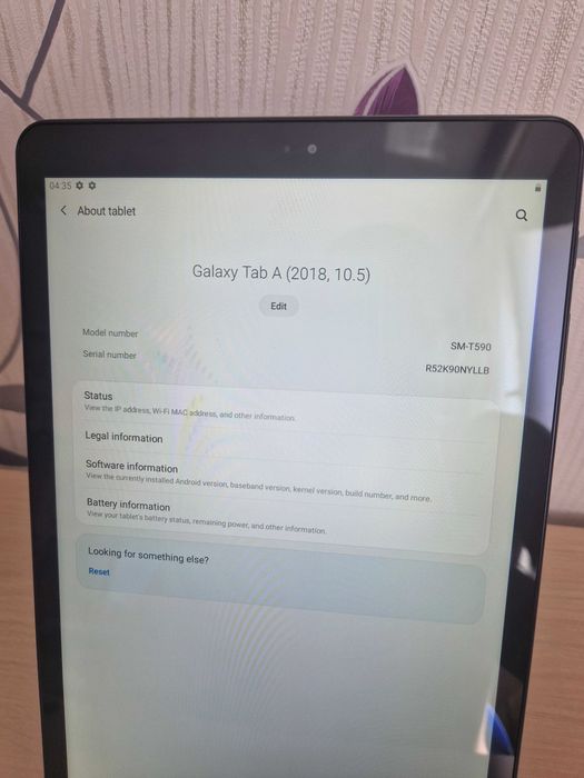 Samsung 10.5" TAB A  T-590 - 2018 -