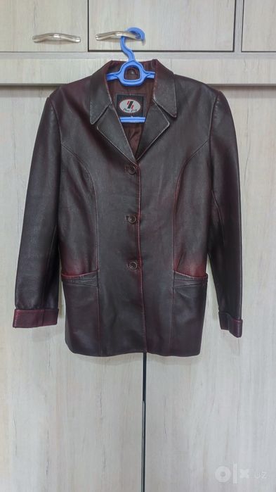 Кожанная куртка женская 4XL
