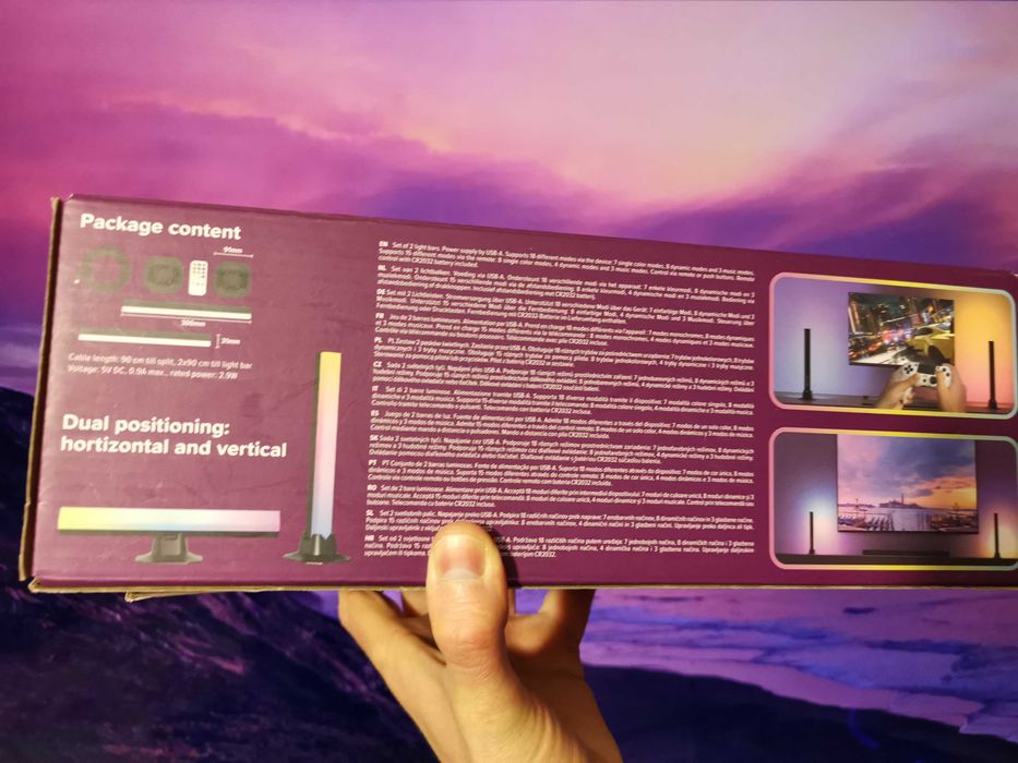 Лампи LED RGB умни тип барове за ТВ или монитор