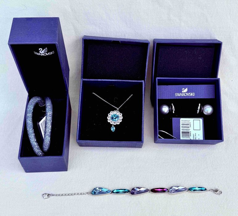 Swarovski Doua Superbe Coliere/Bratari Originale Noi