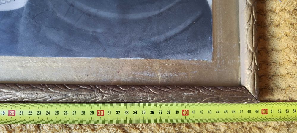 Tablou potret 2 surori anii 70