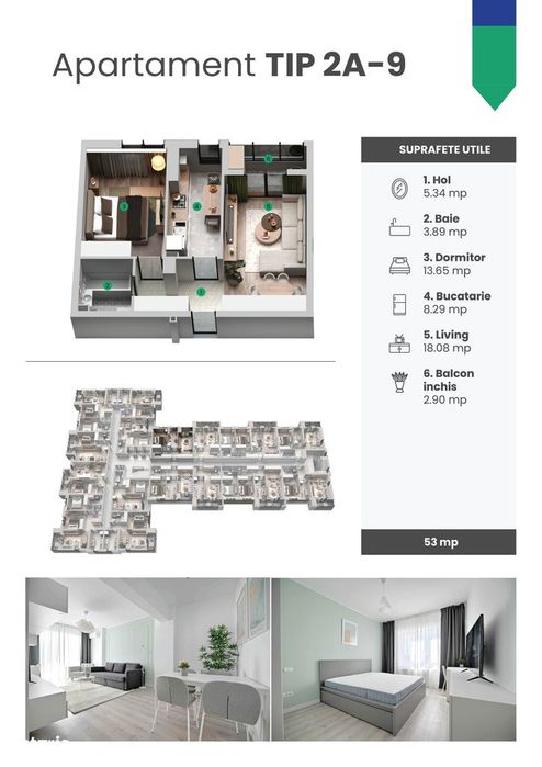 APARTAMENT 2 CAMERE Bd. Iuliu Maniu | PANORAMA CITY | Amenajare cadou