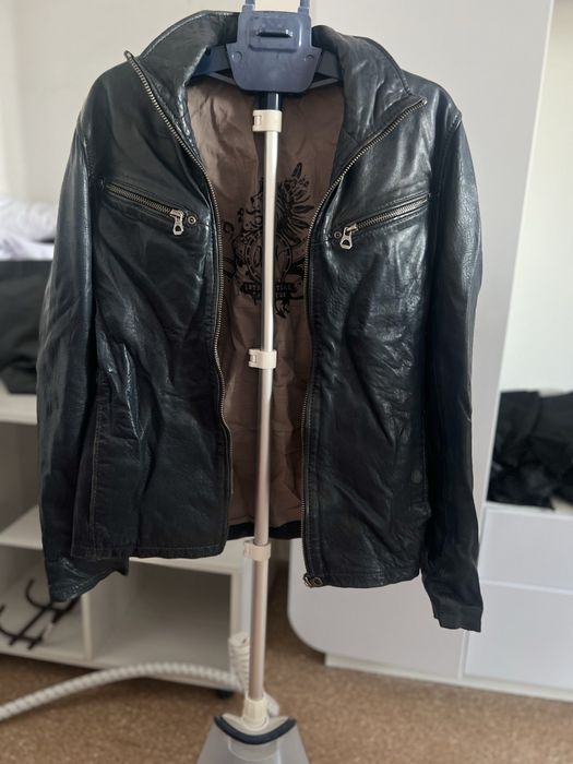 Куртка кожаная мужская