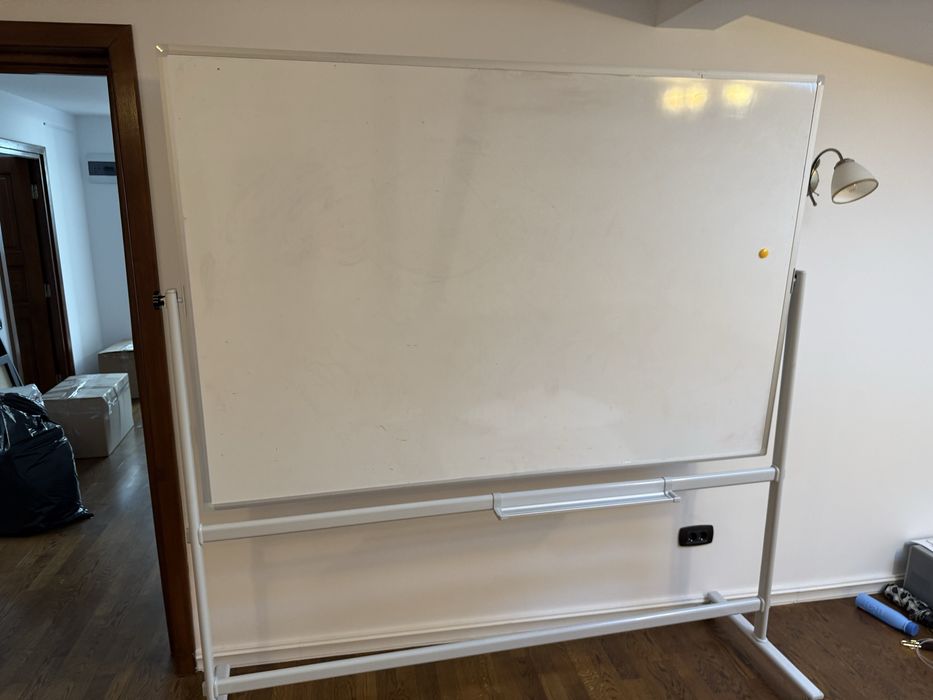 Whiteboard mare 180 x 120 cu doua fețe - tabla sala de conferinte
