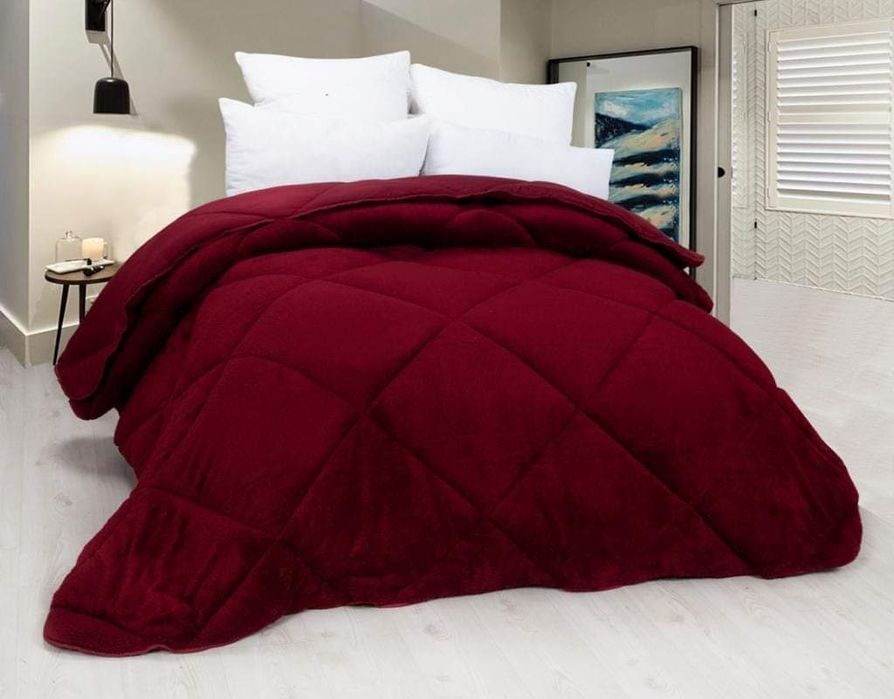 Олекотена зимна завивка Шепърд с пух