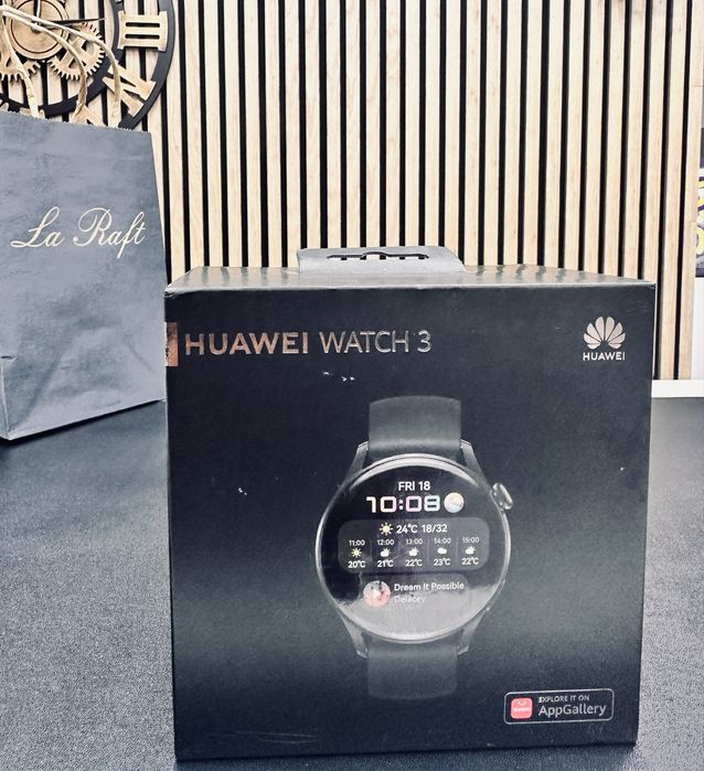 Huawei Watch 3 / 46 mm / Black / Nou / Fact&Garantie