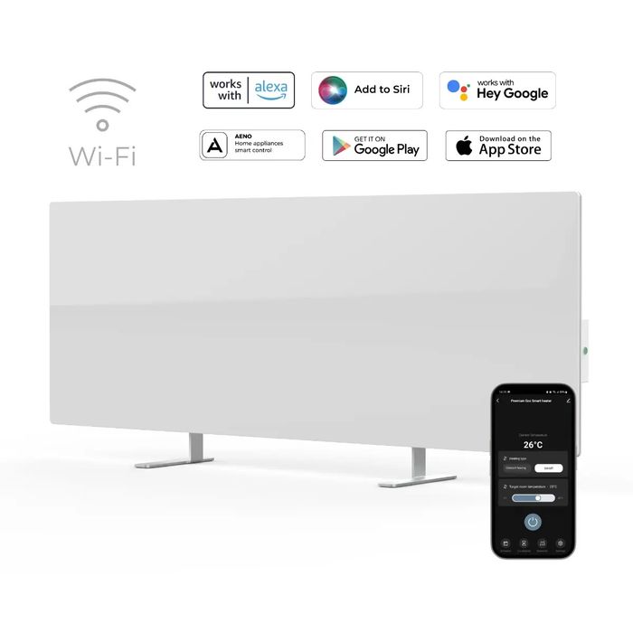 Convector Aeno AGH0001S WiFi 700W, Nou