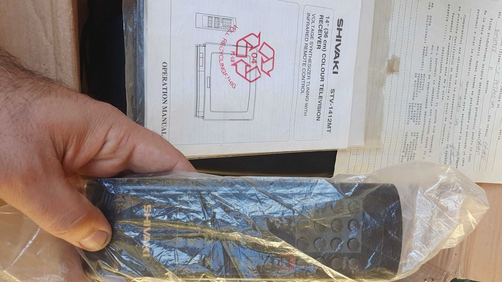 Televizor multisistem Shivaki, japonez, PAL/SECAM BG/DK, 1997, NOU!!!