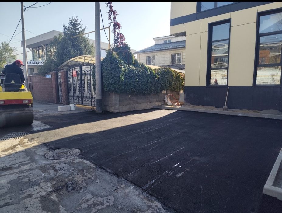 Укладка Асфальта-Брусчатки