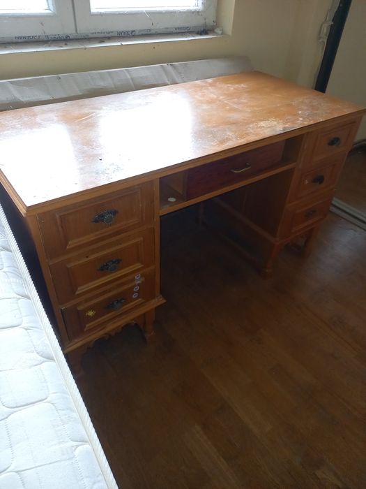 Pat din lemn masiv 195/120,cm
