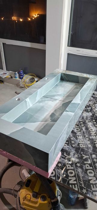 Мивка от плочка гранитогрес